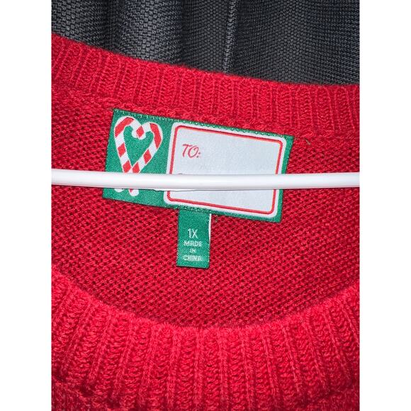 Ugly Christmas Sweater Xmas Size 1X - Picture 2 of 3